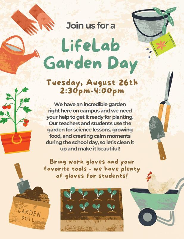 Join us for a LifeLab Garden Day! Featured Photo
