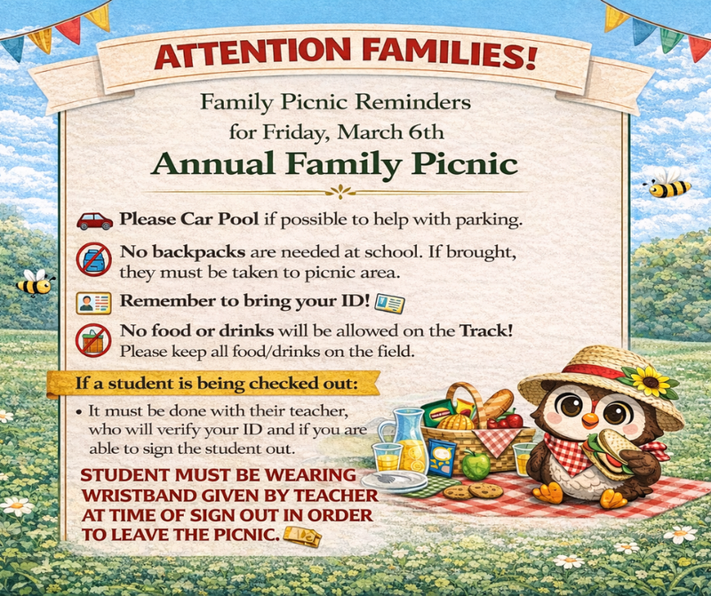 Family Picnic Reminders