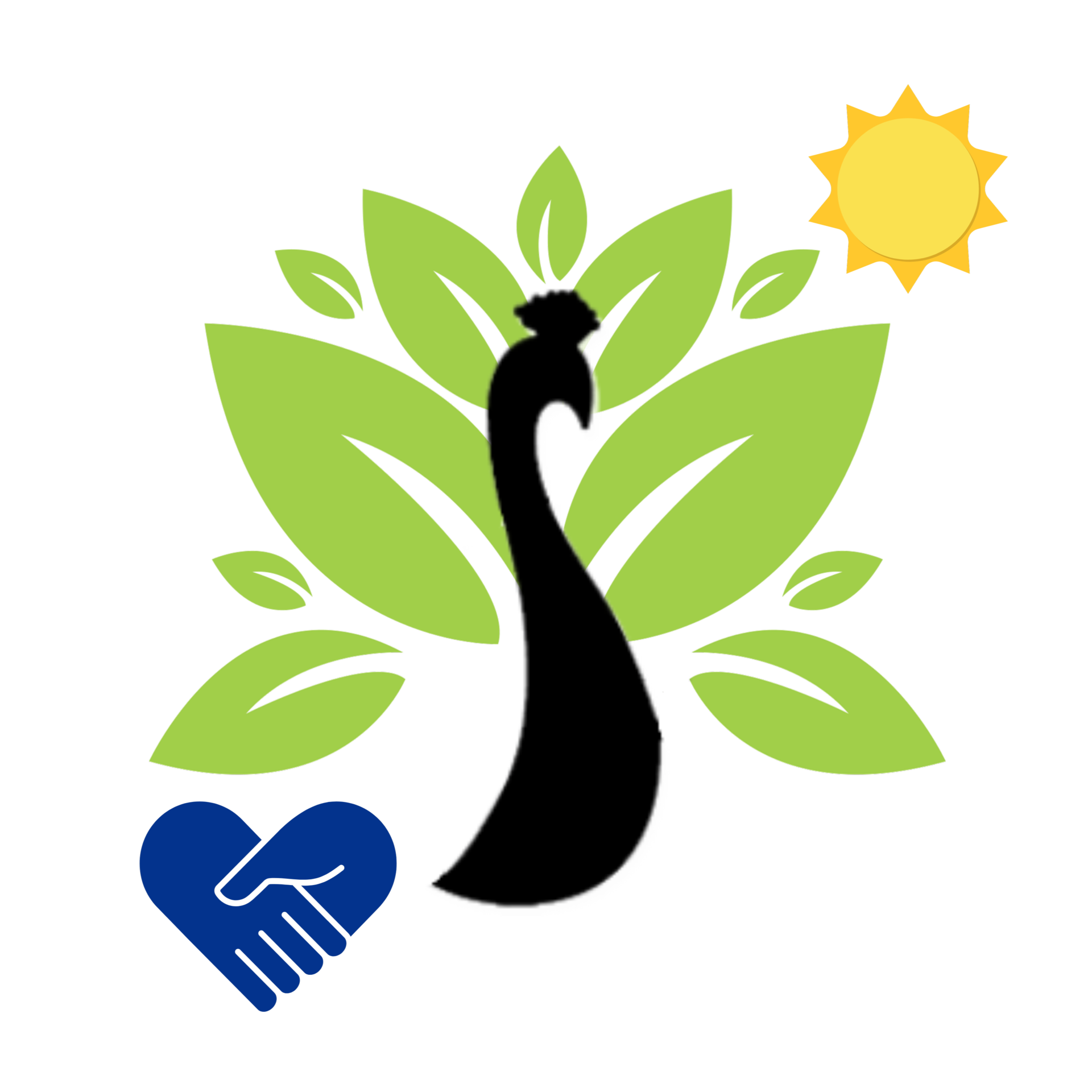 Sustainability and Wellness Peacock logo