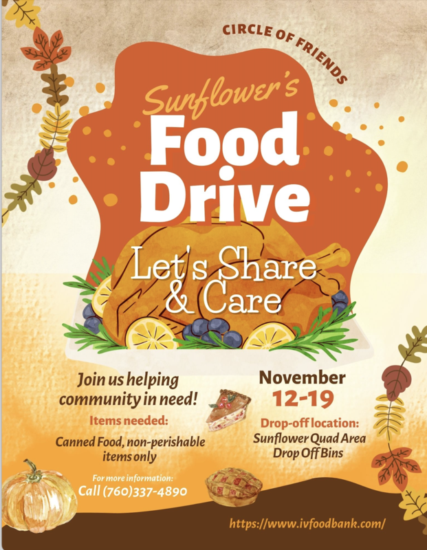 Sunflower Circle of Friends Food Drive