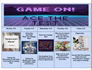 Spirit Week - Ace The Test