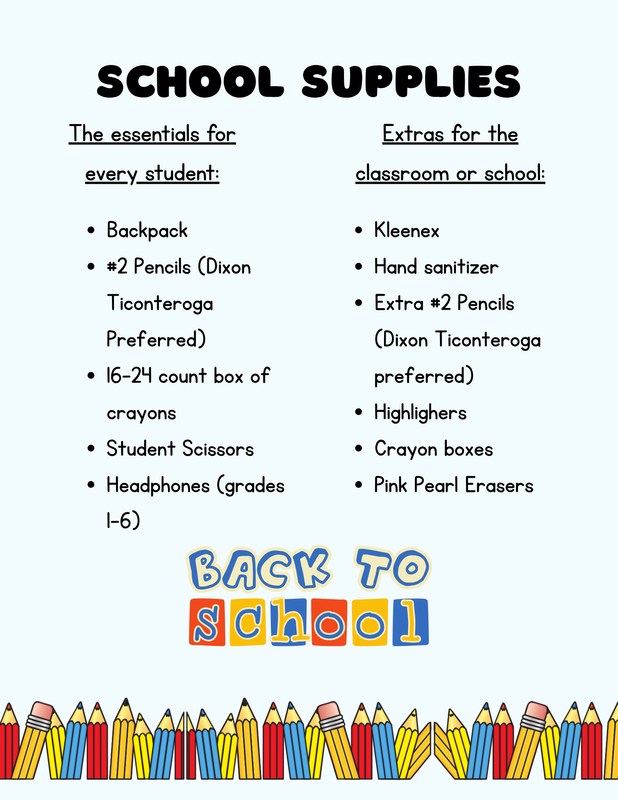 classroom supplies list