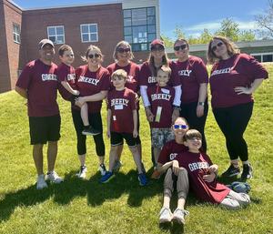 MIW Special Olympians staff and student group photo