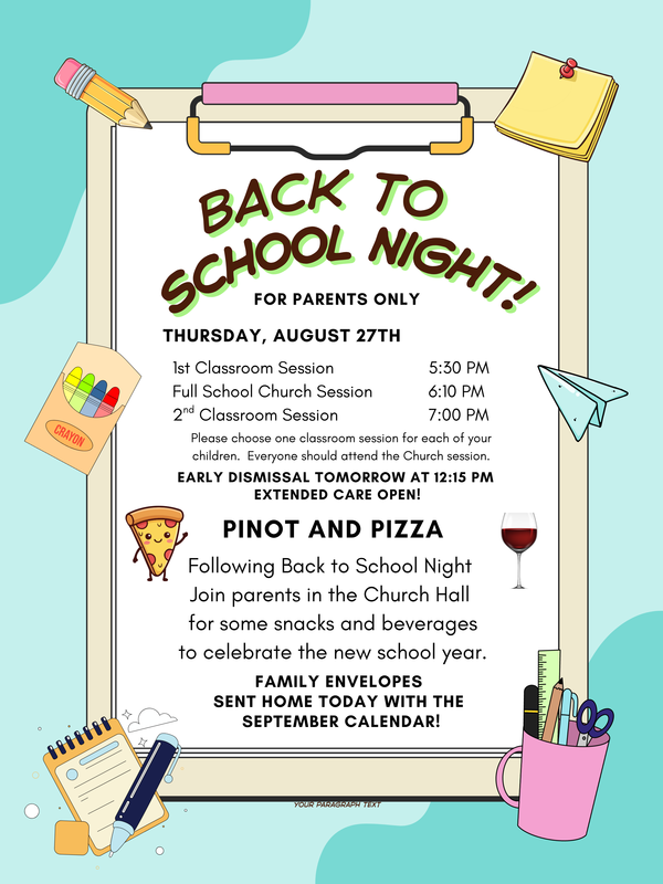 Back To School Night- Thursday, August 27 Featured Photo