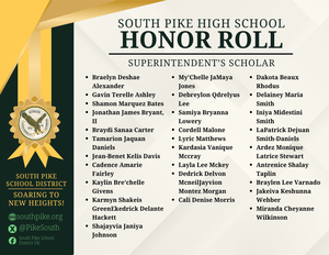 SPSD SPHS T1 HONOR ROLL