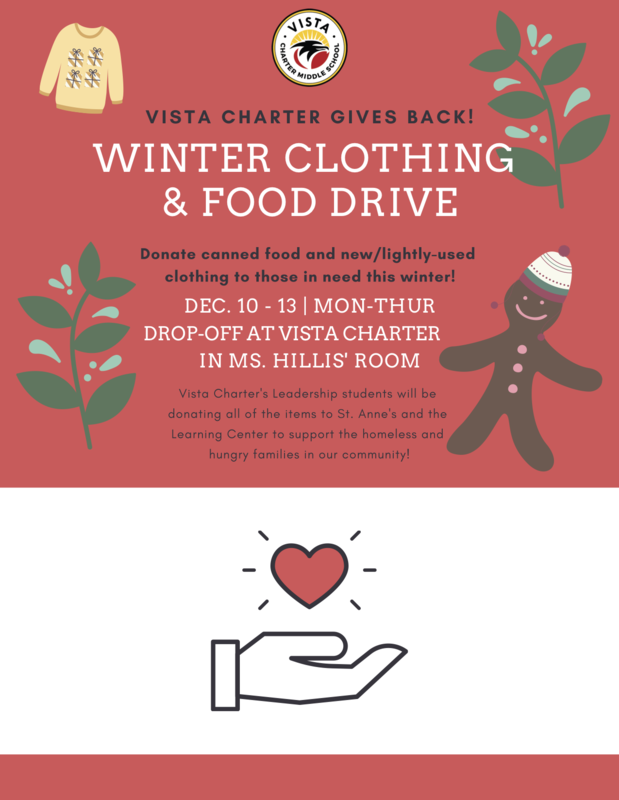 WINTER CLOTHING & FOOD DRIVE / ROPA DE INVIERNO Y RECOLECCIÓN DE ALIMENTOS Featured Photo