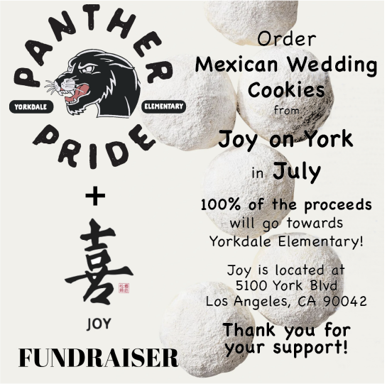 Joy on York School fundraiser flyer