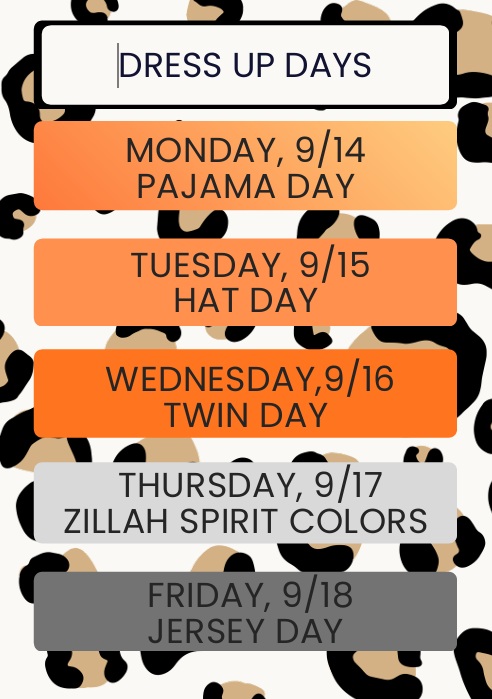 HES Spirit Days- September 14-18th Featured Photo