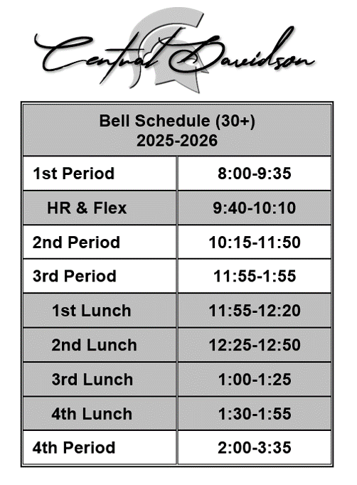 Adjust bell schedule - plus 30 minutes.