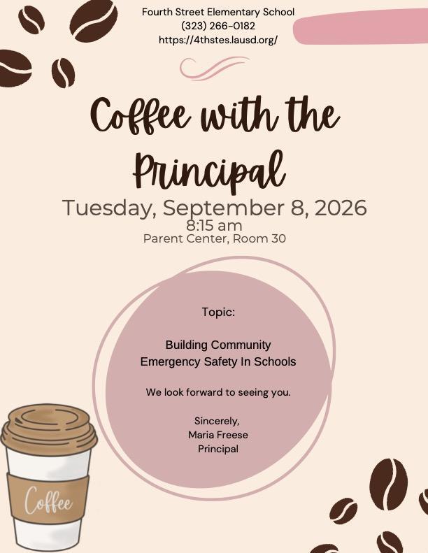 Coffee with Principal