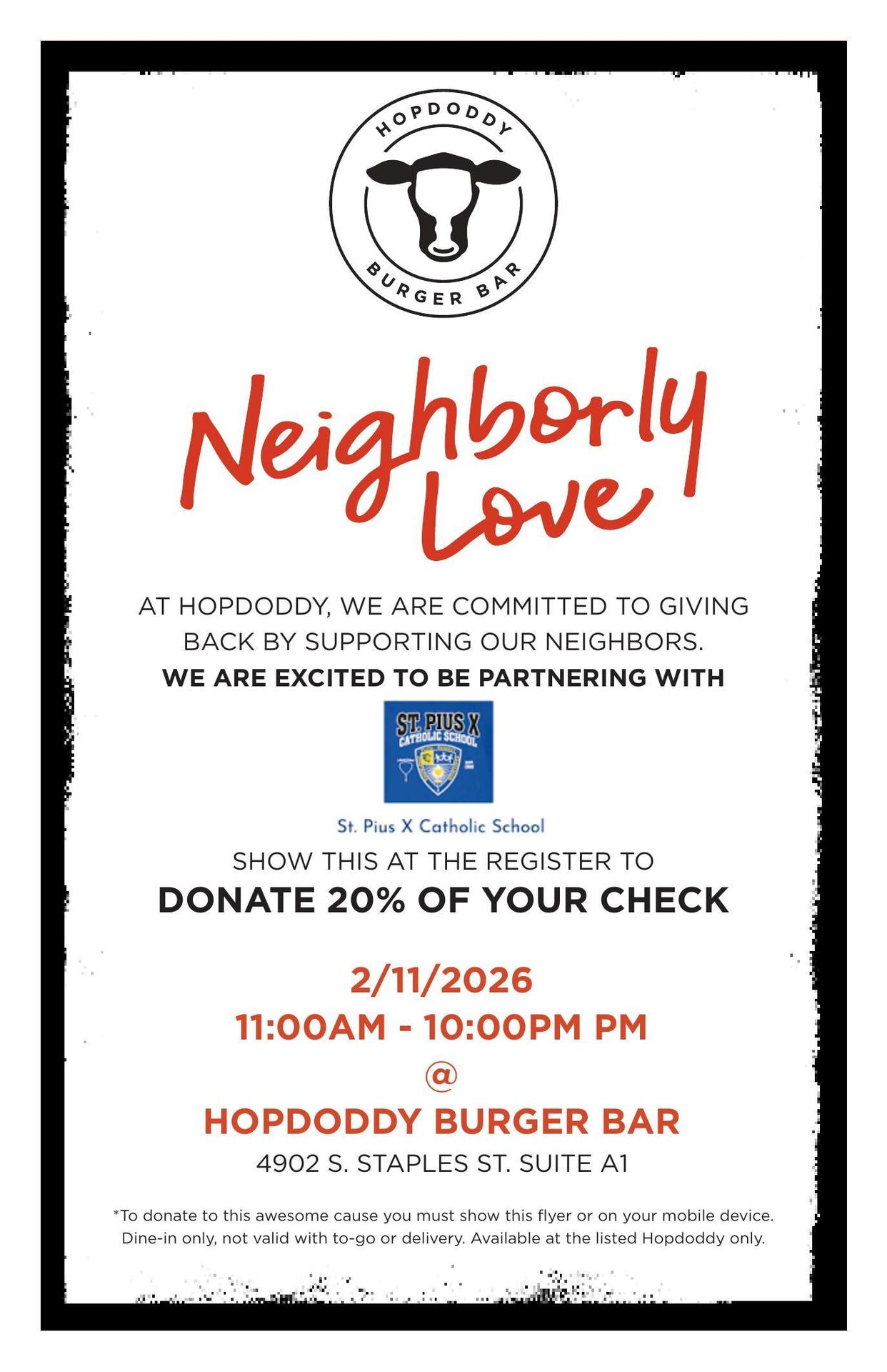 February Spirit Night