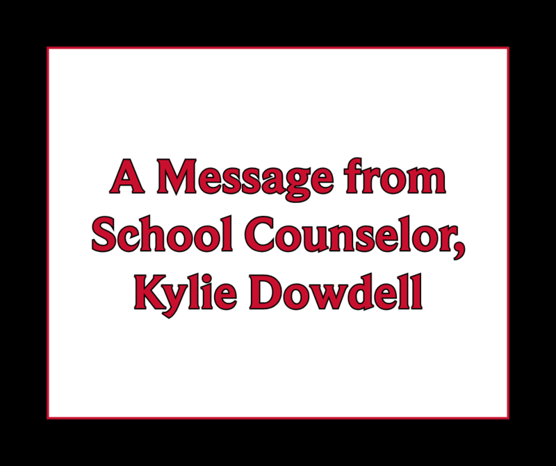School Counselor Letter