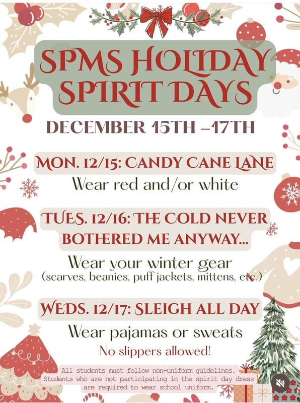 SPMS HOLIDAY SPIRIT DAYS Featured Photo