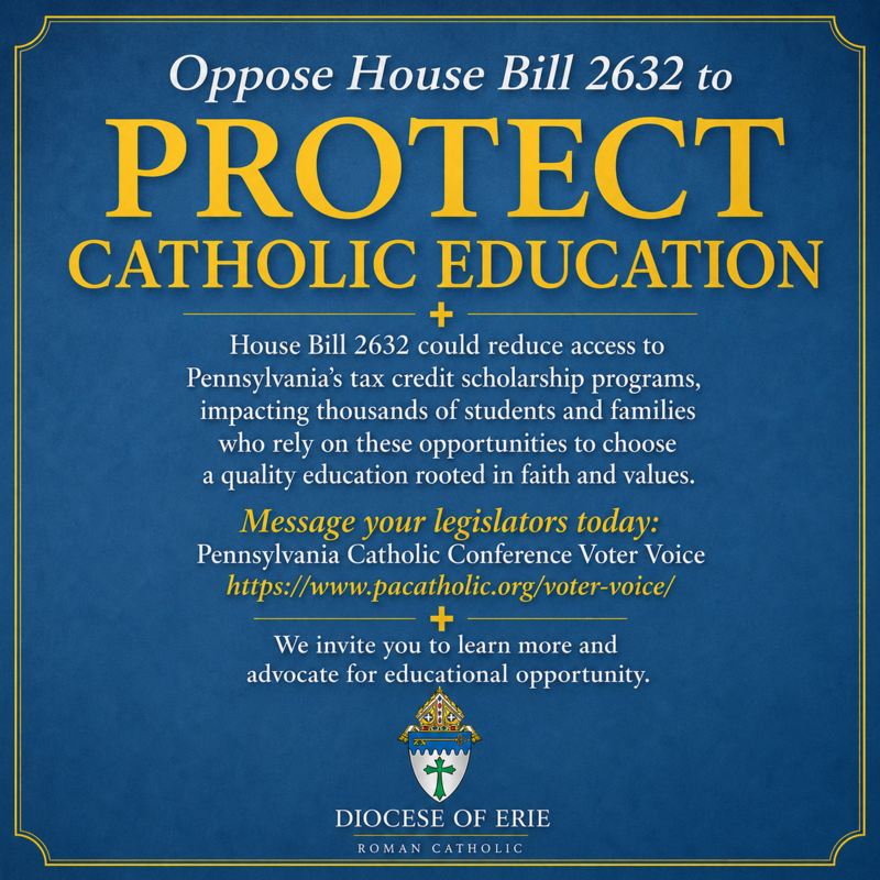 Oppose PA House Bill 2632 to Protect Catholic Education