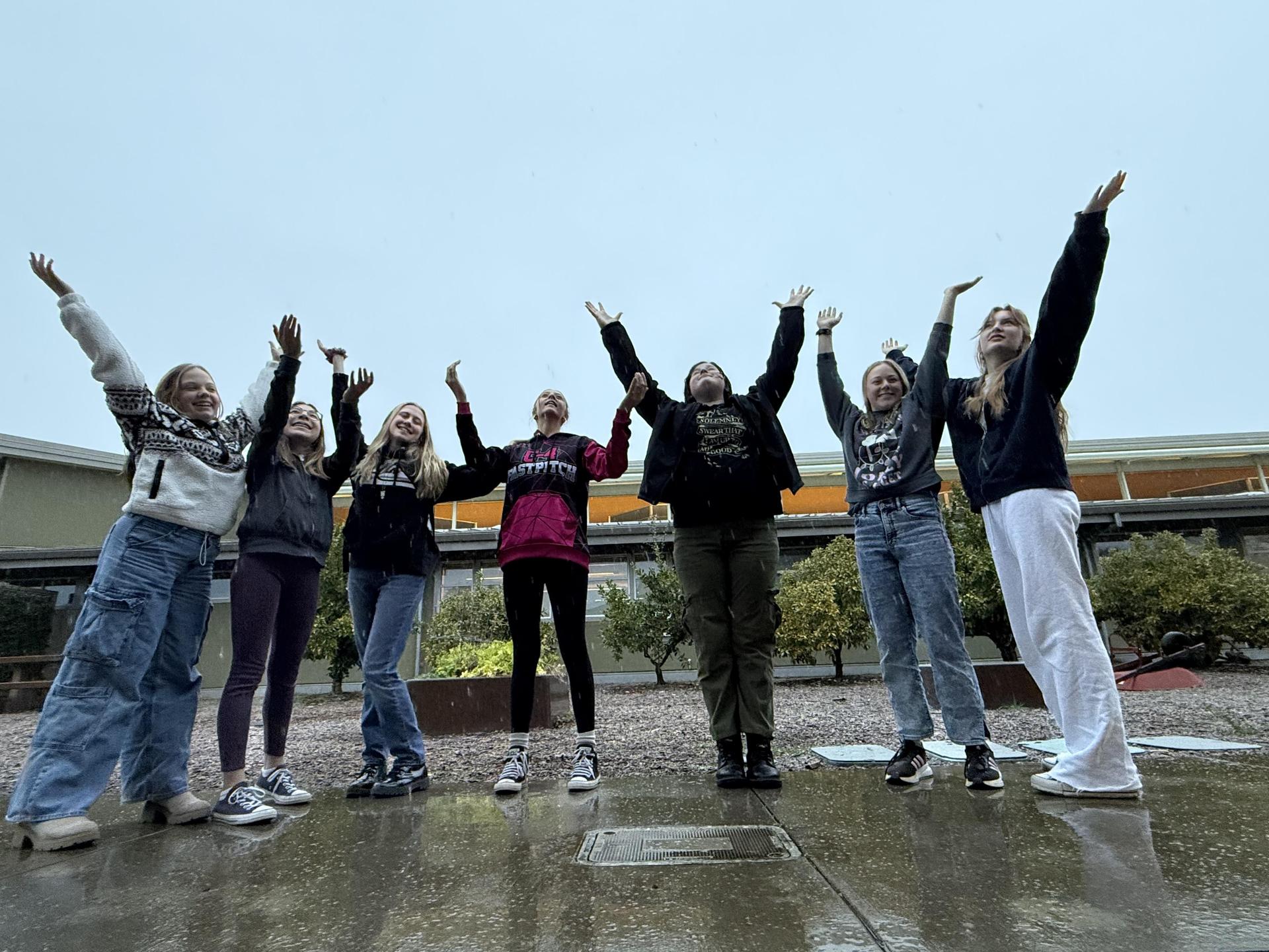 photos of choir and drama students
