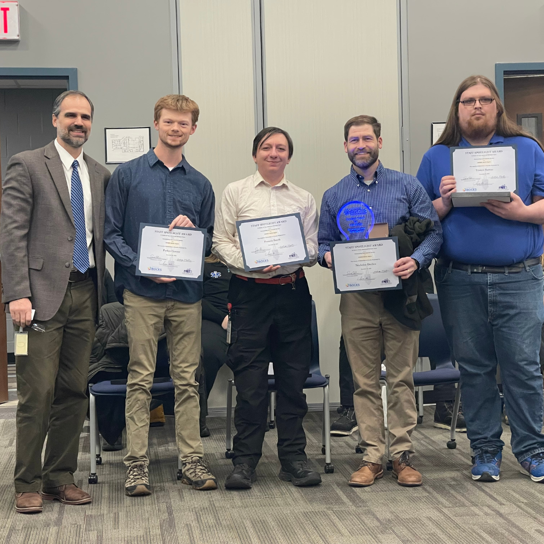 Advanced Network Team with their awards