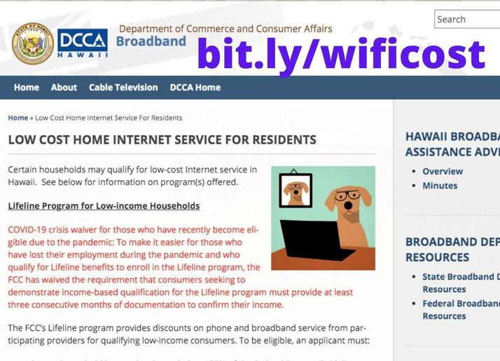 Low Cost Internet