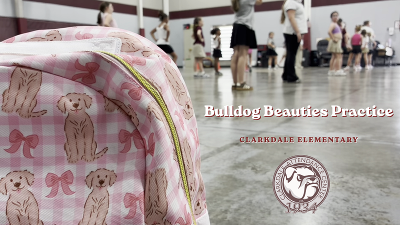 Clarkdale Elementary Students Bulldog Beauties Practice