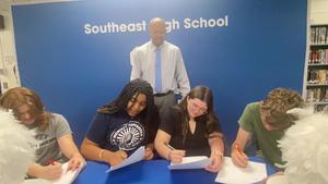 Southeast High School Band Signing Day 2024