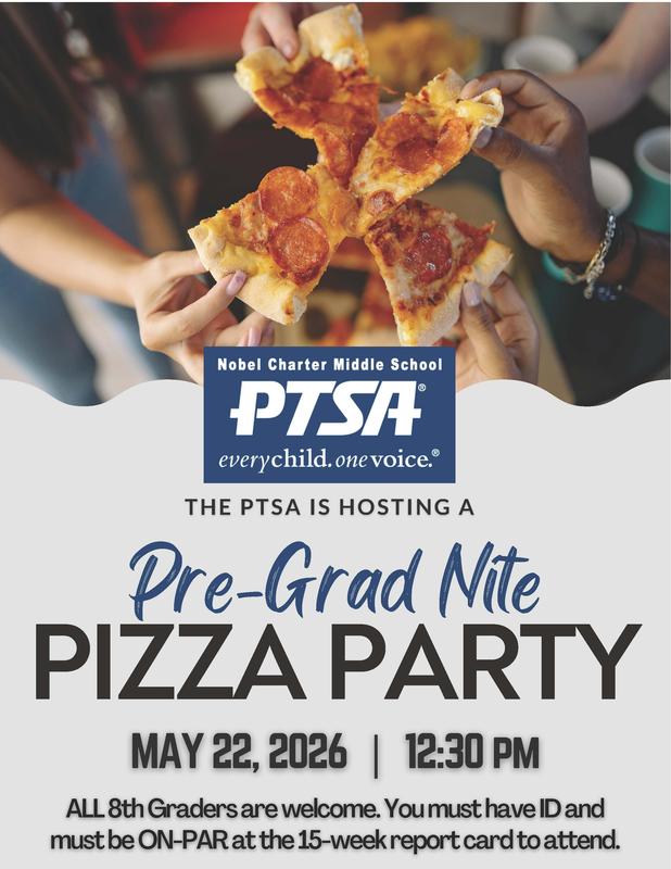 Pre-Grad Nite Pizza Party - May 22nd Featured Photo
