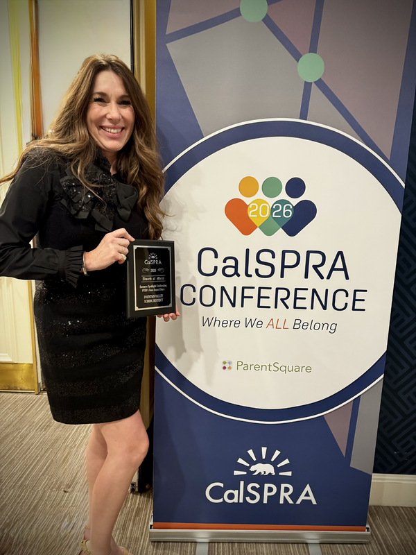 Joy Moyers, PIO with CalSPRA Award 2026