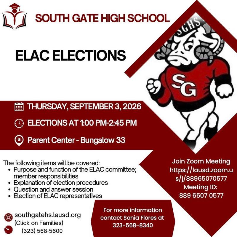 ELAC Elections Flyer