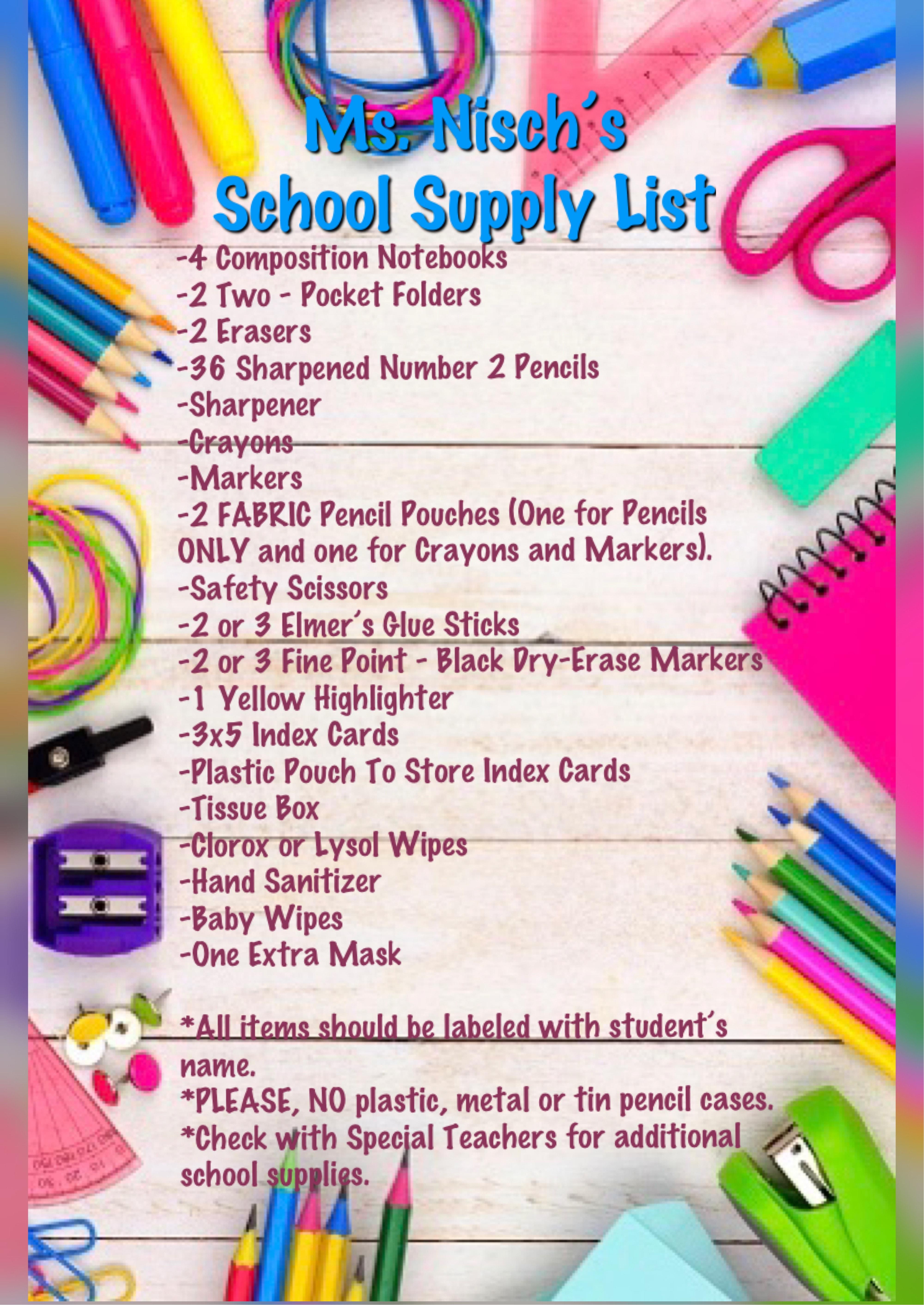 Welcome to Ms. Nisch's Web Page – Daisy Nisch – McKinley Elementary School