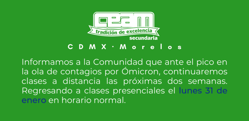 Informamos a la Comunidad que ante el pico en ola de contagios por Ómicron.