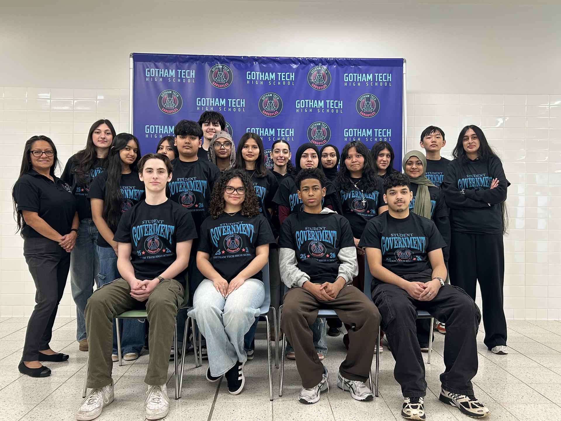 group of student government members