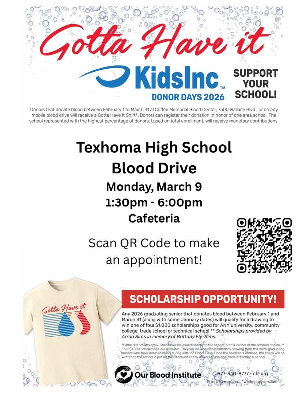 NHS Coffee Memorial Blood Drive Featured Photo