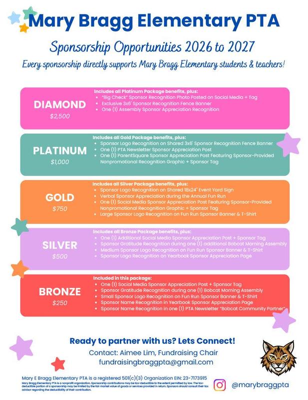 2026-2027 Community Sponsorship Opportunities