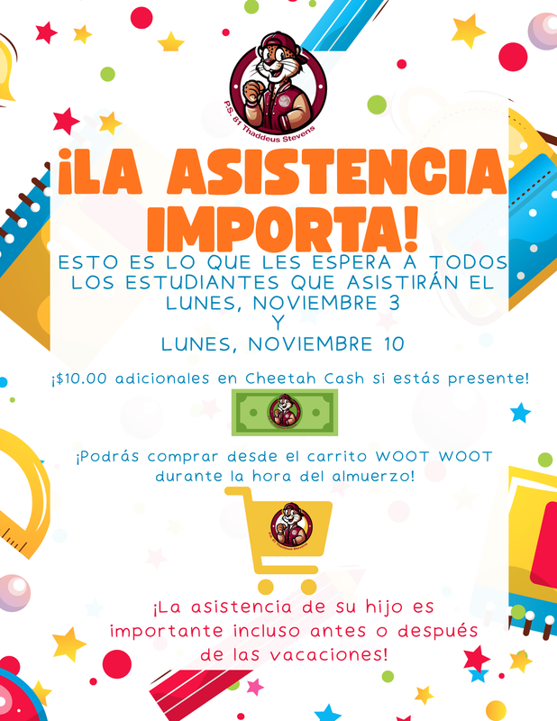 Attendance Matters. Spanish