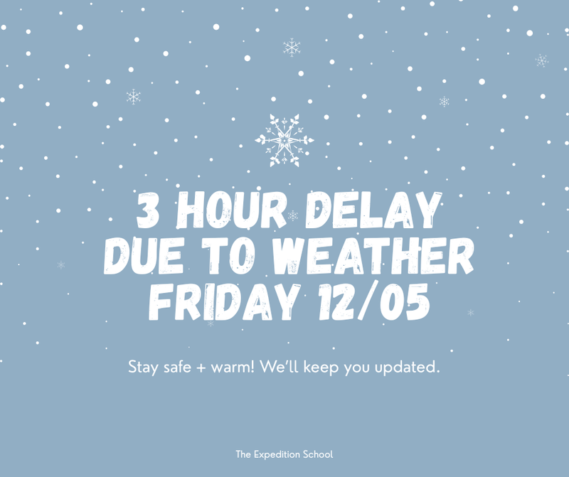 TES OPEN on a 3-Hour Delay Friday 12/05/25