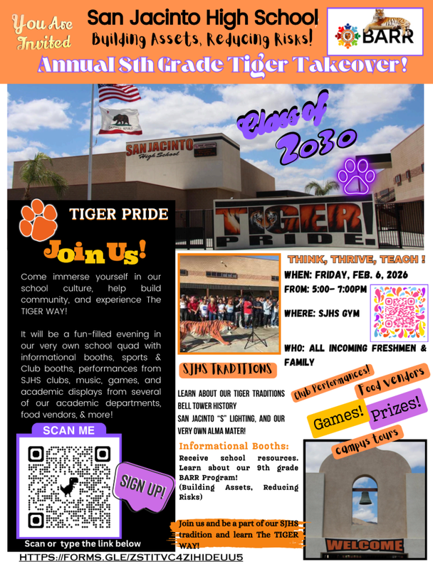 8th Grade Tiger Takeover