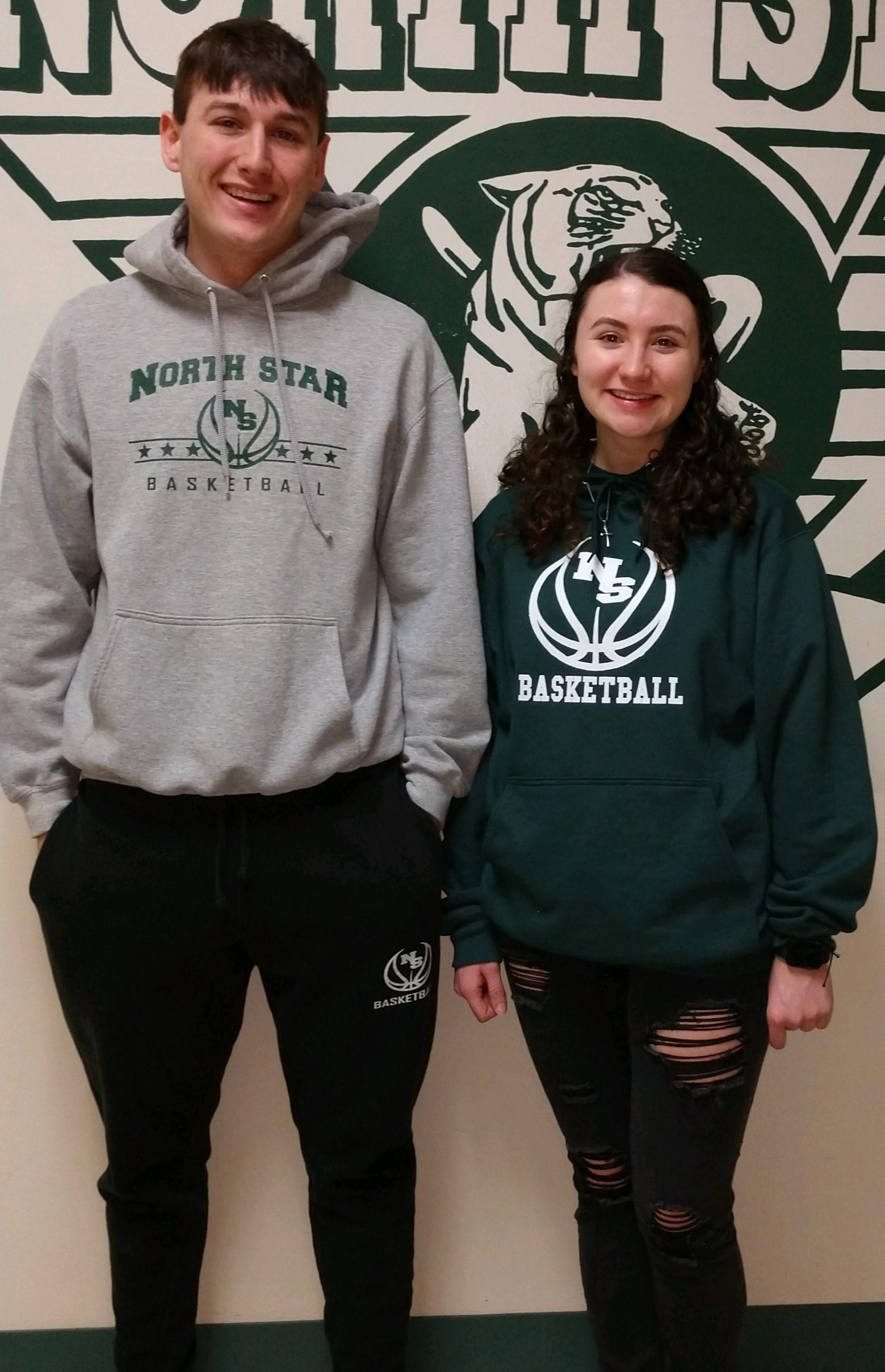 Athletes of the Month for January North Star High School