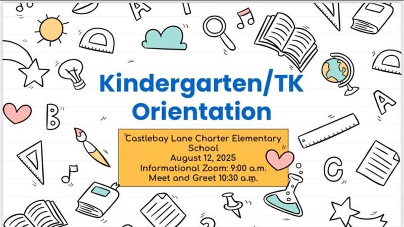 KINDER/TK ORIENTATION