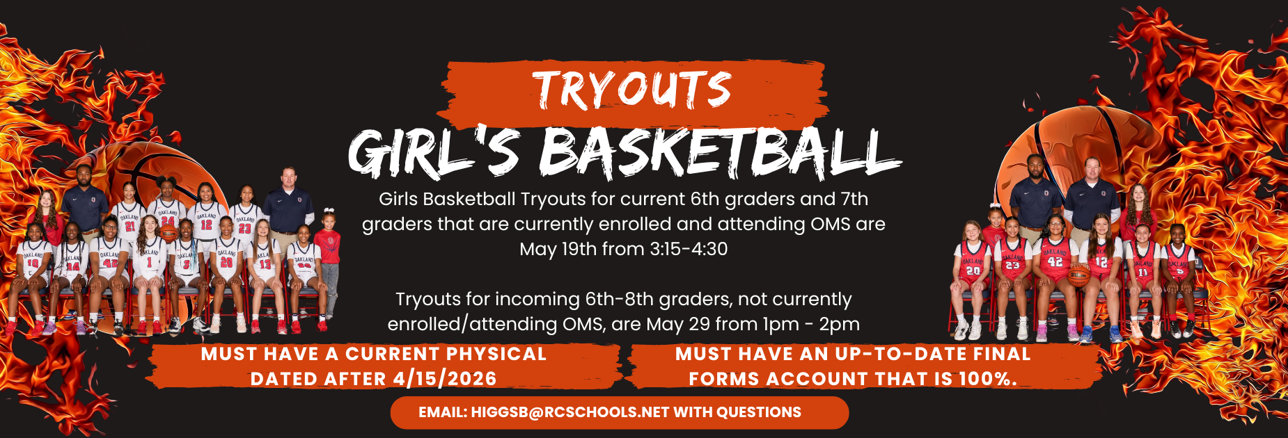 Girls bball tryouts