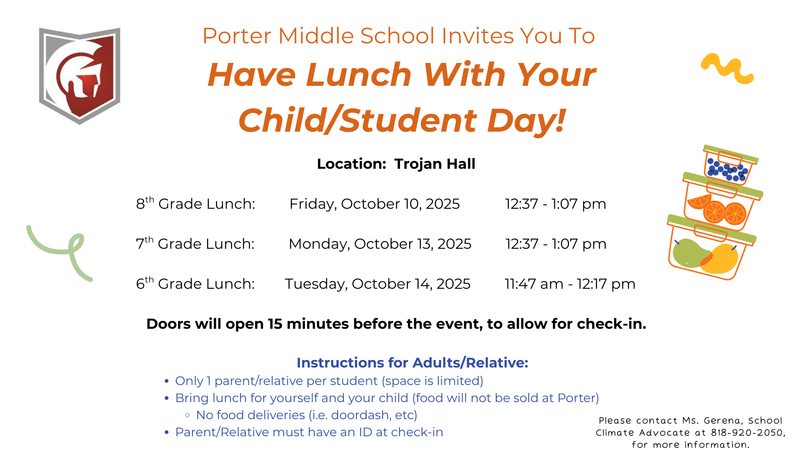 Have lunch with your child