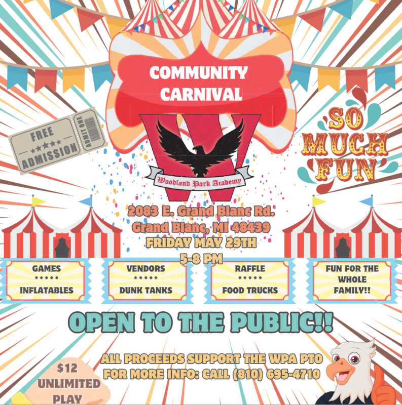 Join us for the WPA Carnival on Friday May 29th! All are welcome! Thumbnail Image
