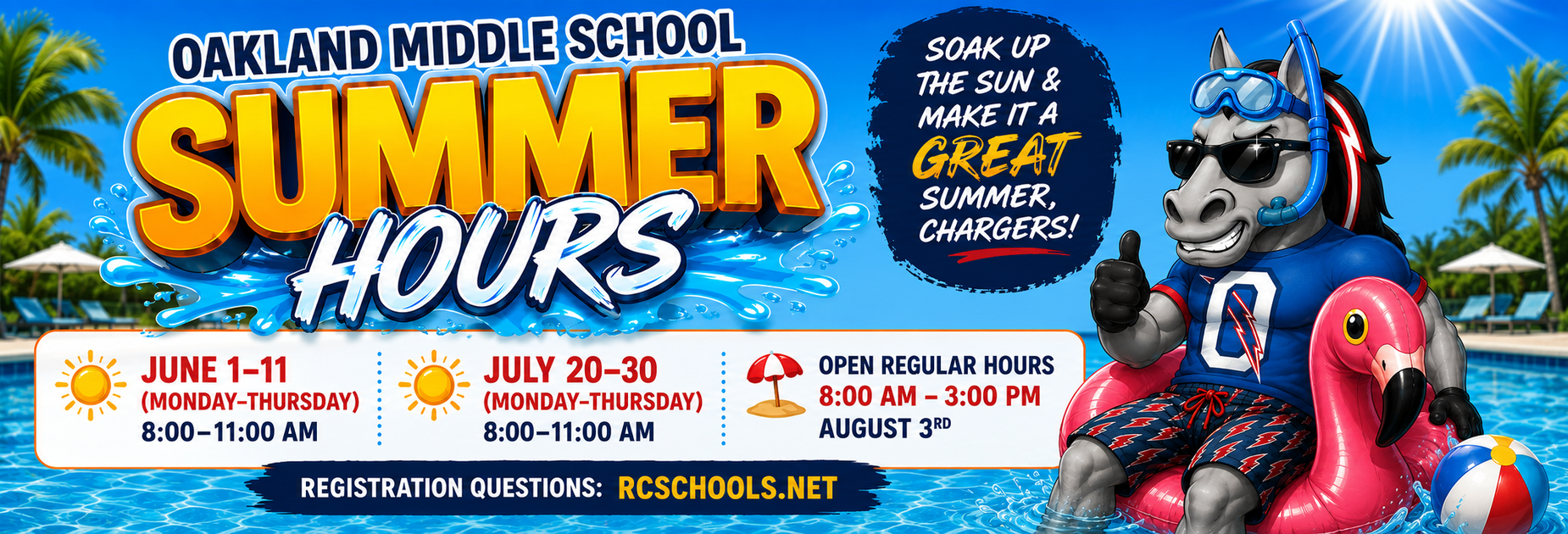 Welcome to summer.  Office Hour banner