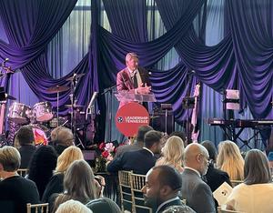 Randy Boyd speaks during the Civic Leadership Award Ceremony at the Tennessee State Museum.