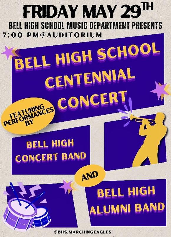 Come join us for our Bell Centennial Concert 5/29/26 7PM