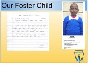our foster child
