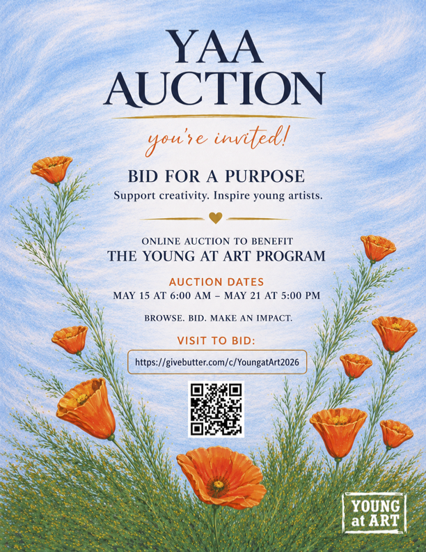It's time! The Online Auction to support Young at Art starts today! Thumbnail Image
