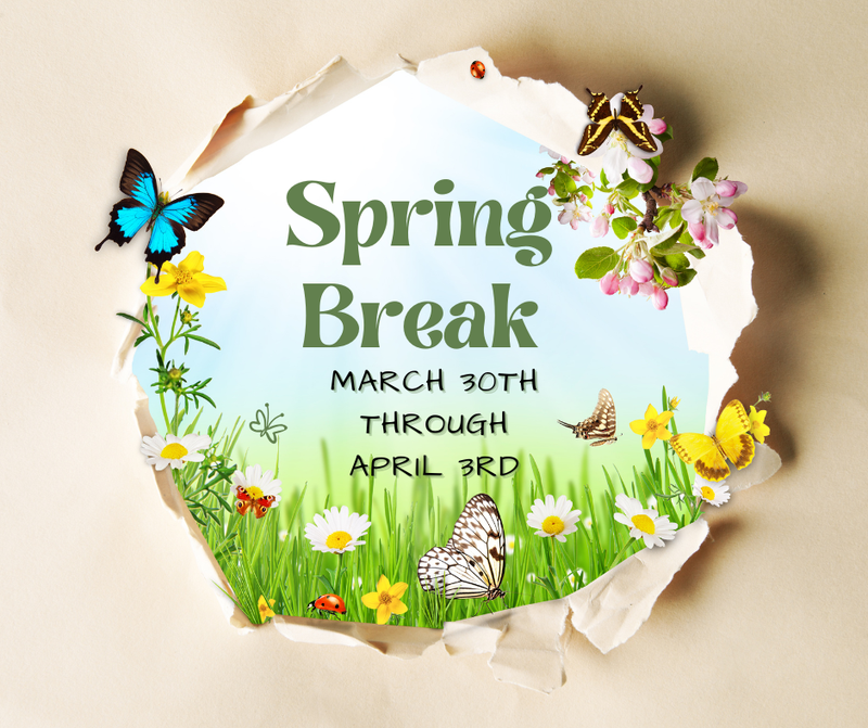 spring break school closed