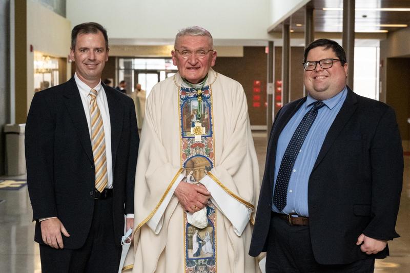 Bishop Zubik at North Catholic High School