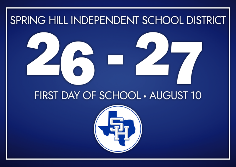 First Day of School - August 10