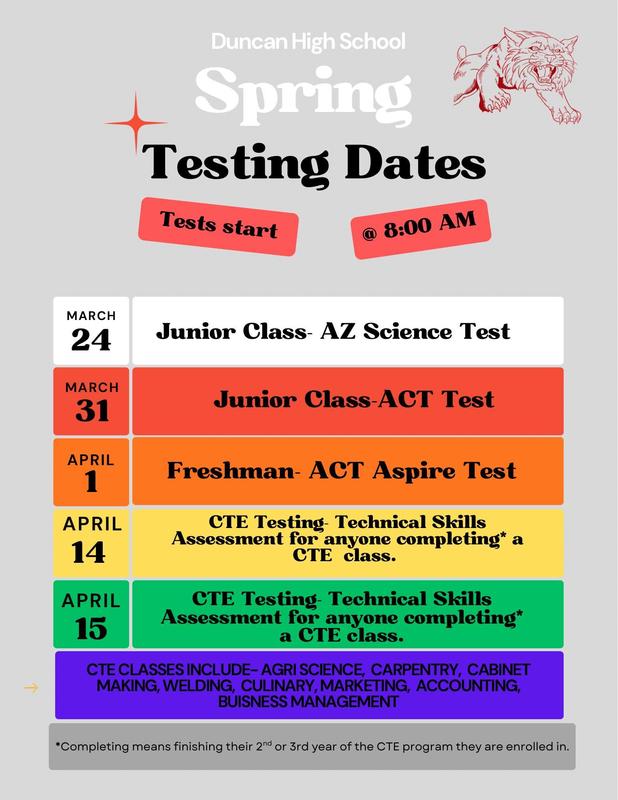 grey background with multi colors for testing dates