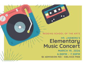 Elementary Concert 3/19 6pm-7:30pm
