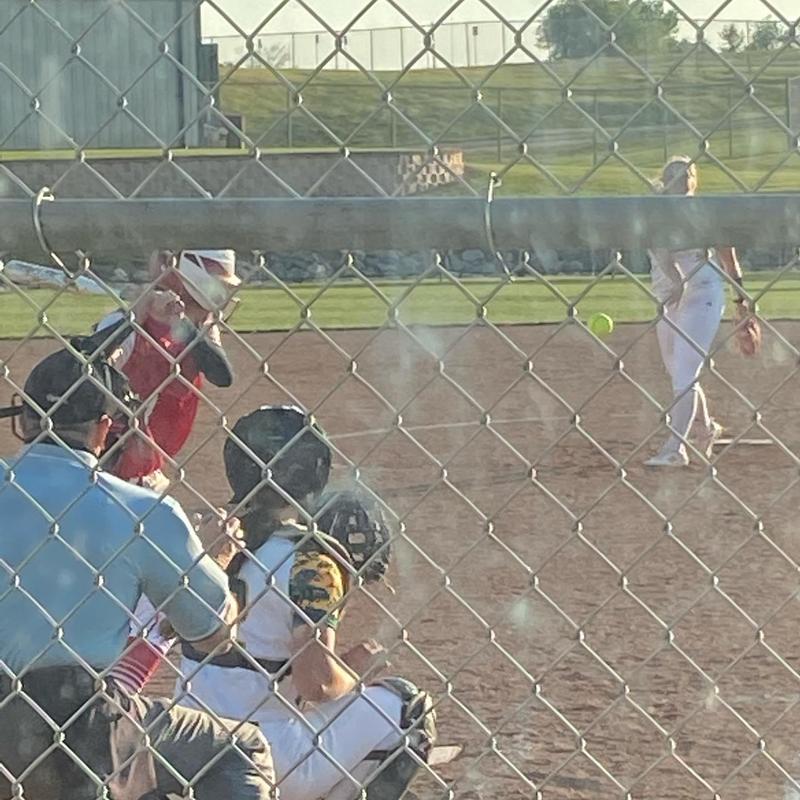 softball pitcher and catcher